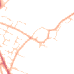 Daytime road noise heatmap for CB24 9ZU