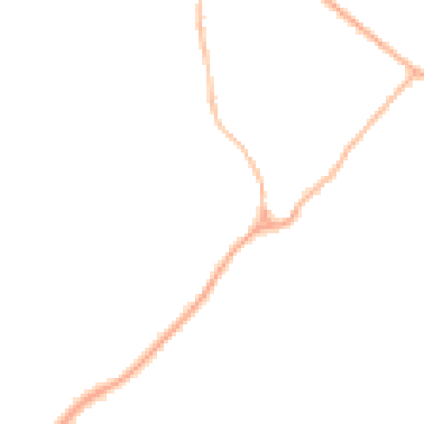 Night-time road noise heatmap for CB25 0AR