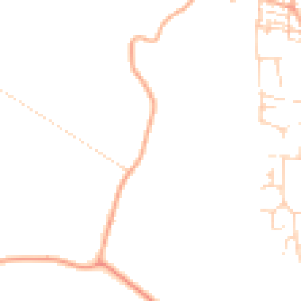 Daytime road noise heatmap for CB25 0BP