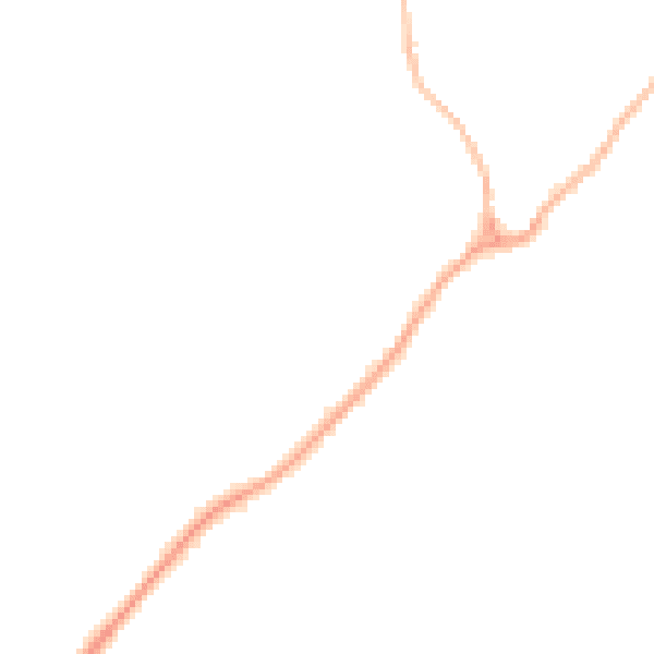 Night-time road noise heatmap for CB25 0BU