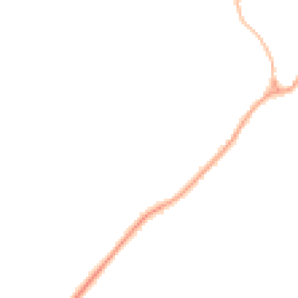 Night-time road noise heatmap for CB25 0FJ