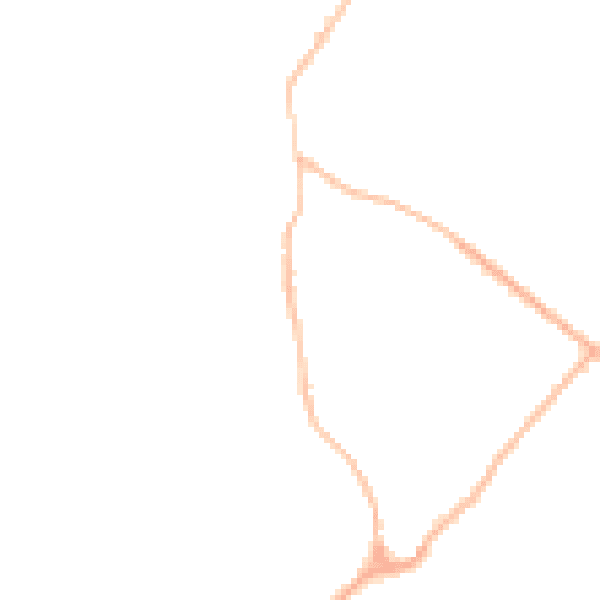 Night-time road noise heatmap for CB25 0HD