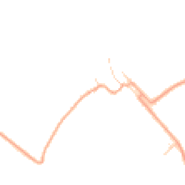 Daytime road noise heatmap for CB25 0JF