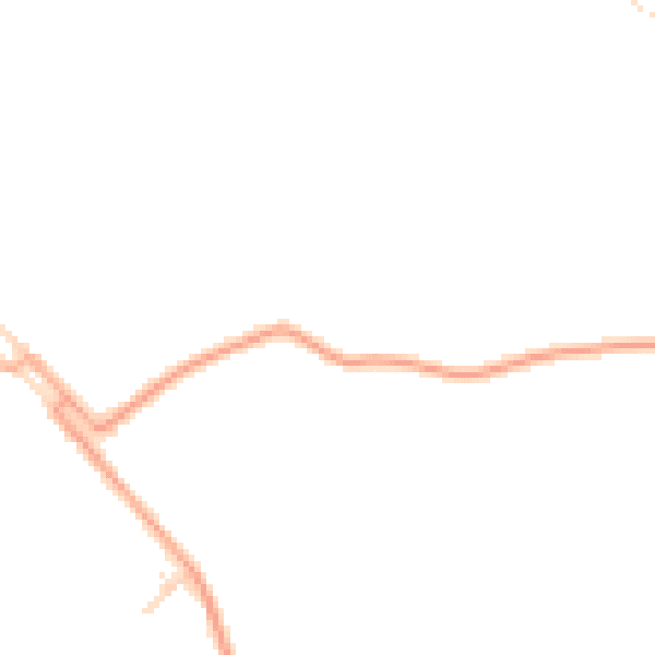 Daytime road noise heatmap for CB25 0JH