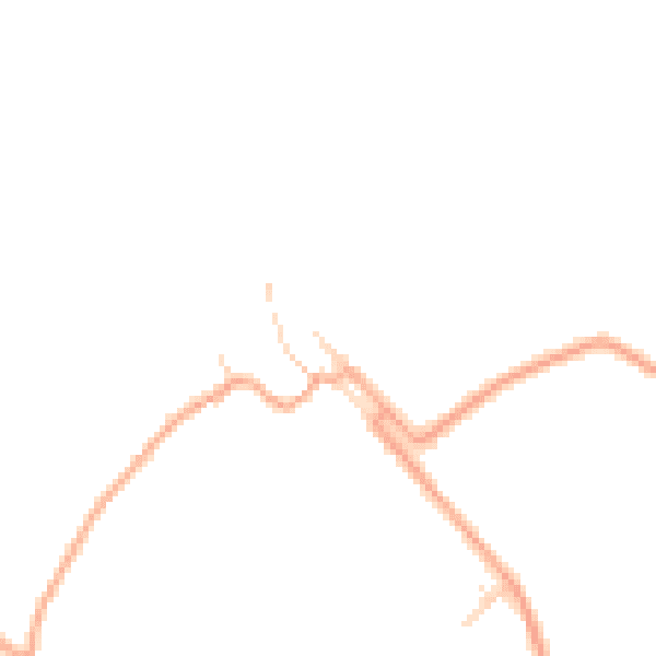 Daytime road noise heatmap for CB25 0JJ