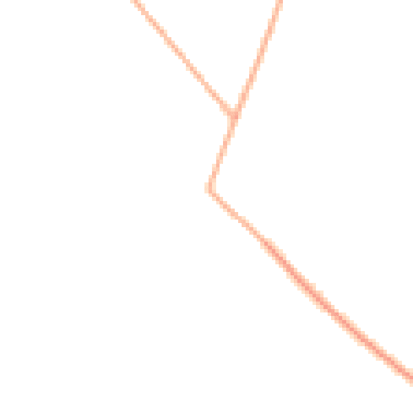 Daytime road noise heatmap for CB25 0LQ
