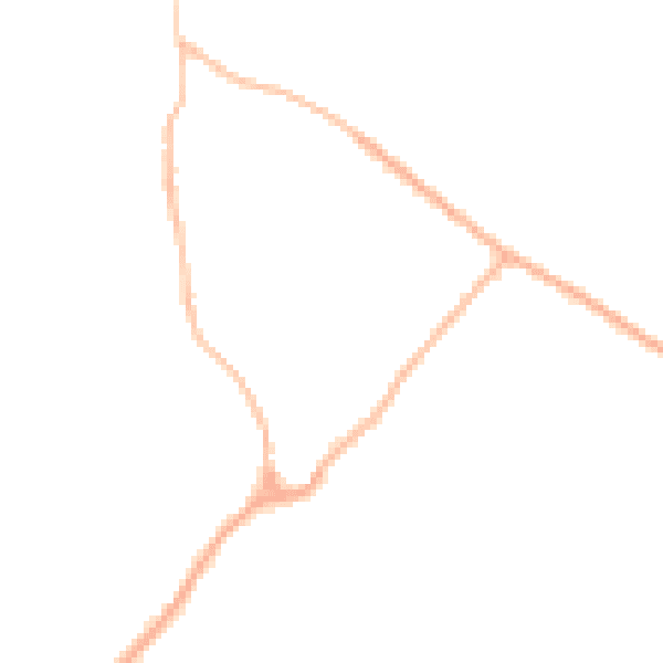 Night-time road noise heatmap for CB25 0RA