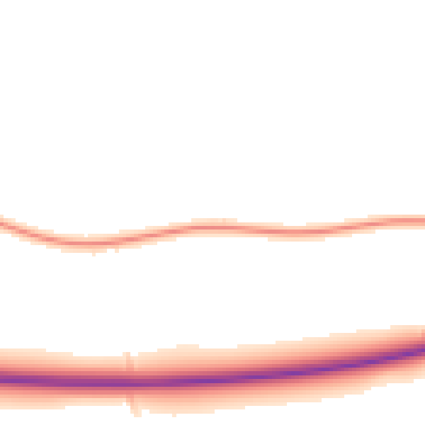 Night-time road noise heatmap for CB25 9BD