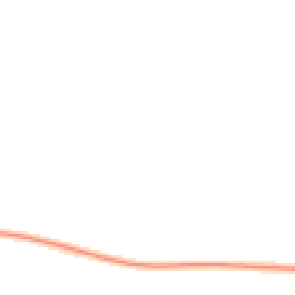 Night-time road noise heatmap for CB25 9DY