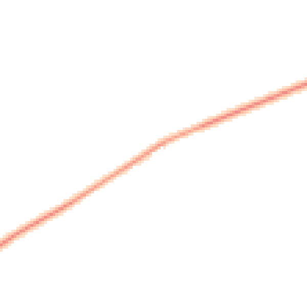 Night-time road noise heatmap for CB25 9EY