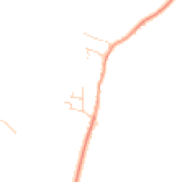 Daytime road noise heatmap for CB25 9JJ