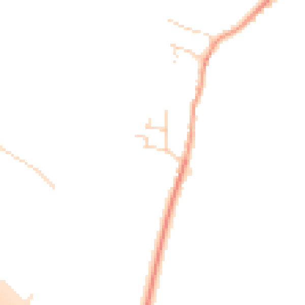 Daytime road noise heatmap for CB25 9JL