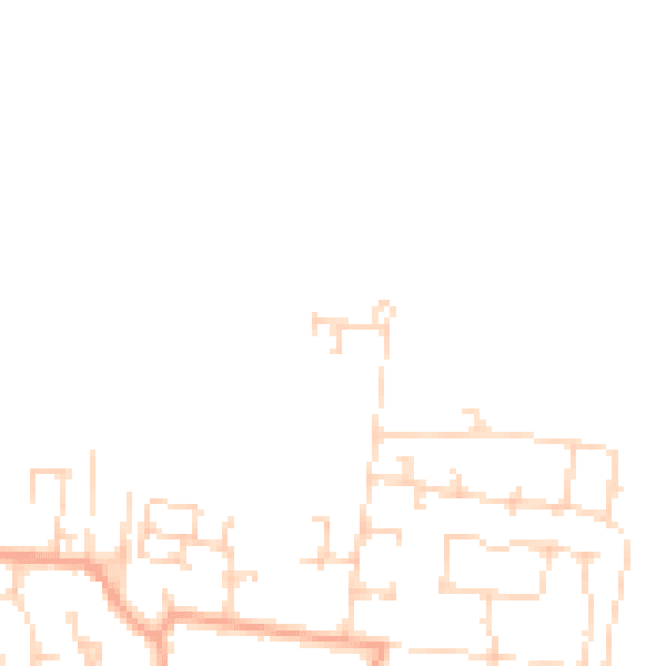 Daytime road noise heatmap for CB25 9LG
