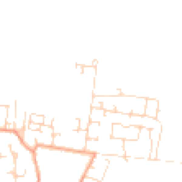 Daytime road noise heatmap for CB25 9LS