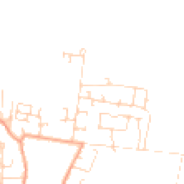 Daytime road noise heatmap for CB25 9LT