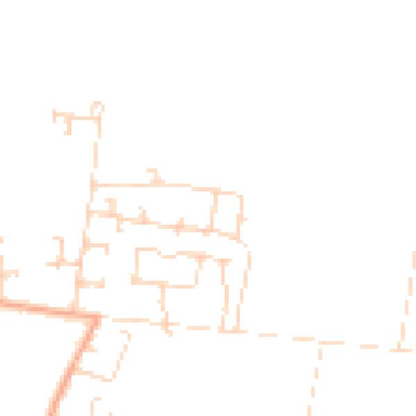 Daytime road noise heatmap for CB25 9LZ