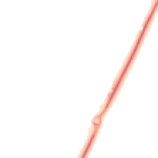 Night-time road noise heatmap for CB25 9PG