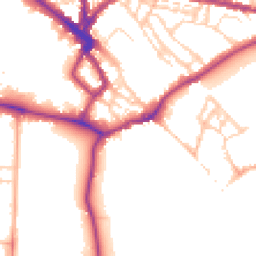 Daytime road noise heatmap for CB3 0AD