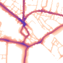 Daytime road noise heatmap for CB3 0AH