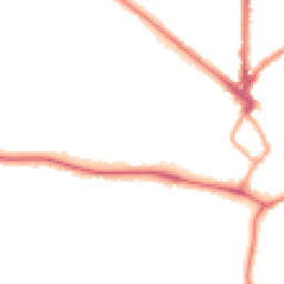 Night-time road noise heatmap for CB3 0AZ