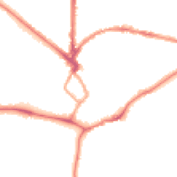 Night-time road noise heatmap for CB3 0BP
