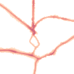 Night-time road noise heatmap for CB3 0BX