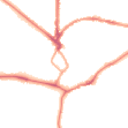 Night-time road noise heatmap for CB3 0BY