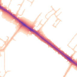 Daytime road noise heatmap for CB3 0DL