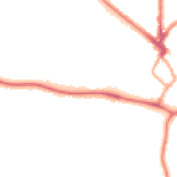 Night-time road noise heatmap for CB3 0DN