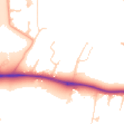 Daytime road noise heatmap for CB3 0DW
