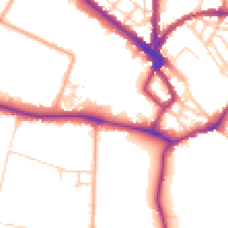 Daytime road noise heatmap for CB3 0EE
