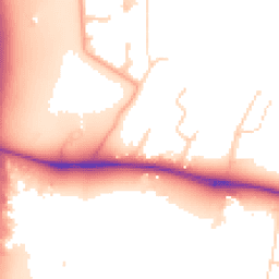 Daytime road noise heatmap for CB3 0EU