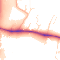 Daytime road noise heatmap for CB3 0EX
