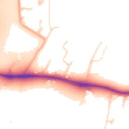 Daytime road noise heatmap for CB3 0EY