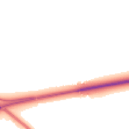 Night-time road noise heatmap for CB3 0PA