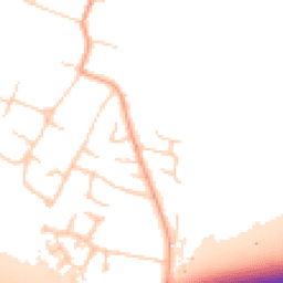 Daytime road noise heatmap for CB3 0PN