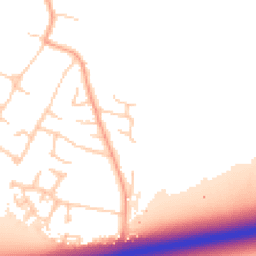 Daytime road noise heatmap for CB3 0PP