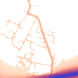 Daytime road noise heatmap for CB3 0PR