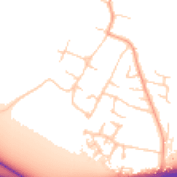 Daytime road noise heatmap for CB3 0QR