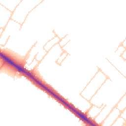 Daytime road noise heatmap for CB3 0UH
