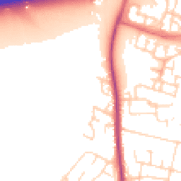 Daytime road noise heatmap for CB3 0WT