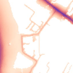 Daytime road noise heatmap for CB3 1SE