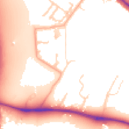 Daytime road noise heatmap for CB3 1TY