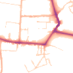 Daytime road noise heatmap for CB3 9HN