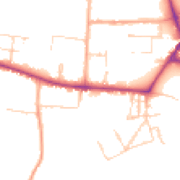 Daytime road noise heatmap for CB3 9LB