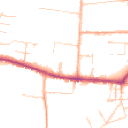 Daytime road noise heatmap for CB3 9LQ