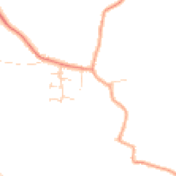 Daytime road noise heatmap for CB3 9NG