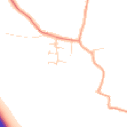 Daytime road noise heatmap for CB3 9NR
