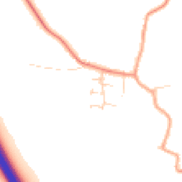 Daytime road noise heatmap for CB3 9NW