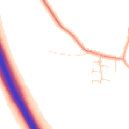Daytime road noise heatmap for CB3 9NY